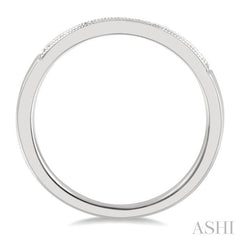 ASHI Curved Diamond Wedding Band 30368PPFHWG