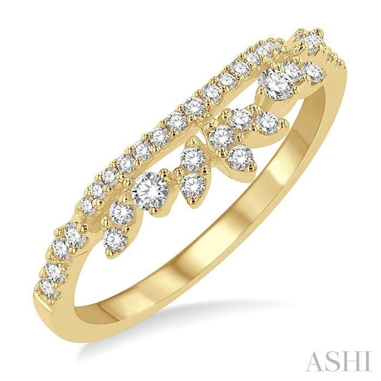 ASHI Diamond Wedding Band 30475PPFGYG