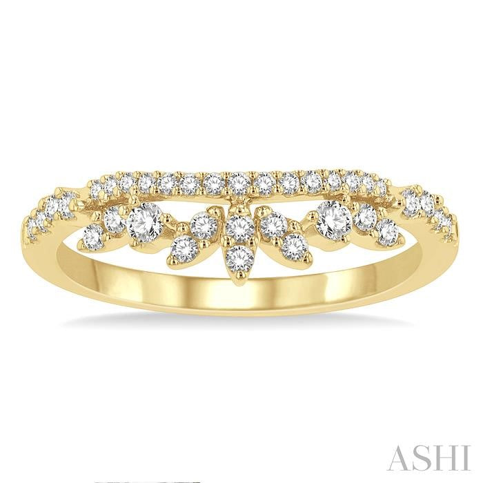 ASHI Diamond Wedding Band 30475PPFGYG