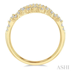 ASHI Diamond Wedding Band 30475PPFGYG