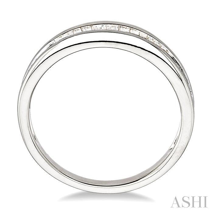 ASHI Channel Set Baguette Diamond Wedding Band 30503PPFCW