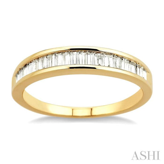 ASHI Channel Set Baguette Diamond Wedding Band 30503PPFC