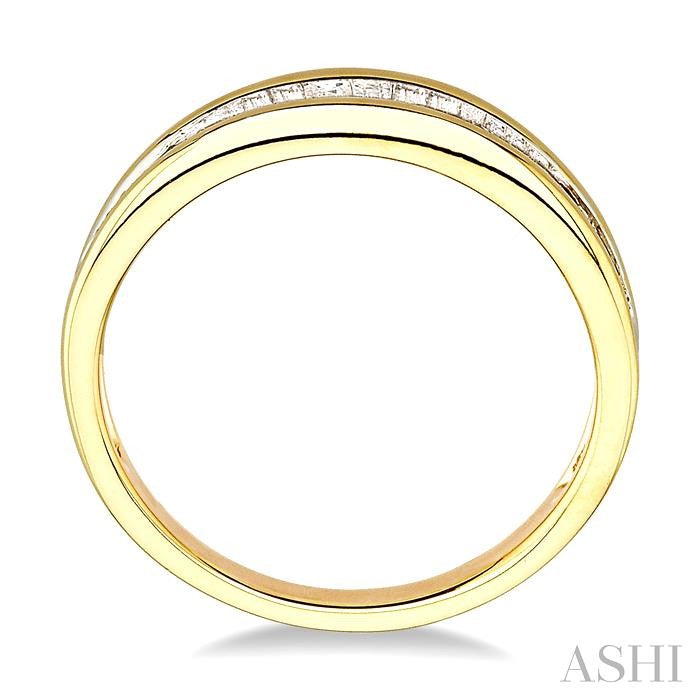 ASHI Channel Set Baguette Diamond Wedding Band 30503PPFC