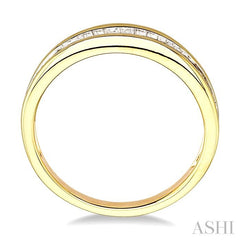 ASHI Channel Set Baguette Diamond Wedding Band 30503PPFC
