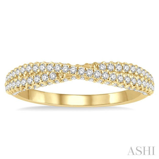 ASHI Stackable Diamond Fashion Band 30563PPFGYG