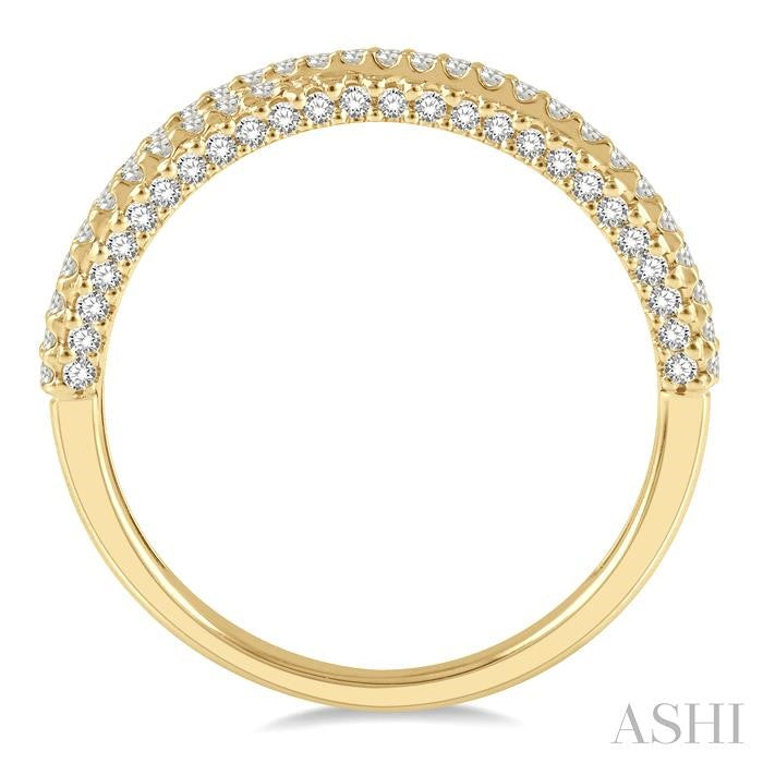 ASHI Stackable Diamond Fashion Band 30563PPFGYG