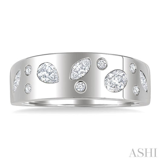 ASHI Mixed Shape Diamond Fashion Band 30593PPFGWG