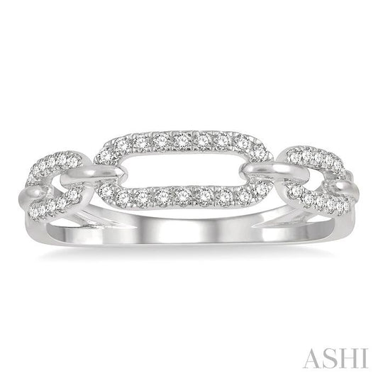 ASHI Paperclip Diamond Fashion Ring 306E7PPFHWG