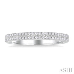 ASHI Double Row Diamond Ring 30857PPFGWG