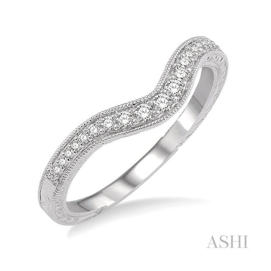 ASHI Diamond Wedding Band 26088PPFVWG-WB-0.15