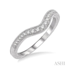 ASHI Diamond Wedding Band 26088PPFVWG-WB-0.15