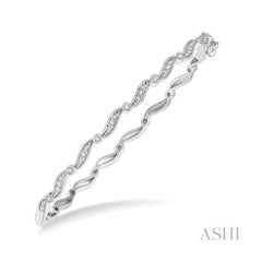 ASHI Stackable Diamond Bangle 790A6PPFHWG