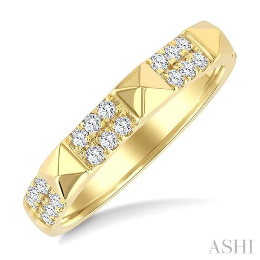 ASHI Pyramid Diamond Fashion Ring 310B6PPTGYG