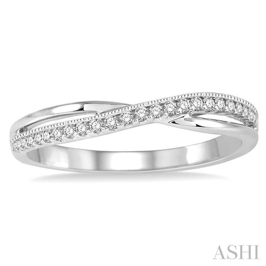 ASHI Diamond Wedding Band 31198PPFHWG