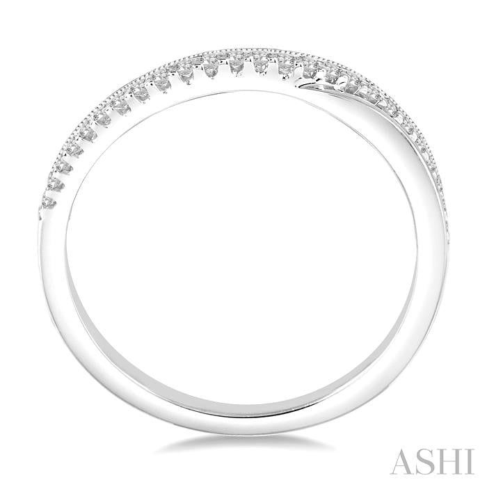 ASHI Diamond Wedding Band 31198PPFHWG