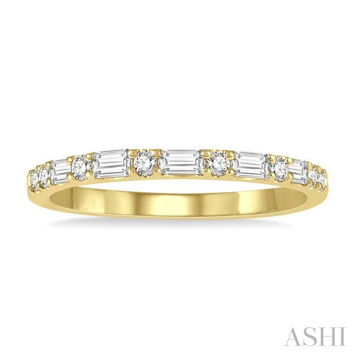 ASHI Stackable Baguette Diamond Fashion Band 31595PPFGYG