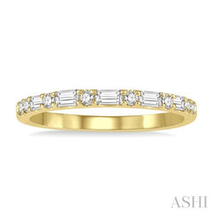 ASHI Stackable Baguette Diamond Fashion Band 31595PPFGYG