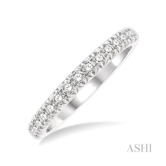 ASHI Diamond Wedding Band 33325PPFGWG