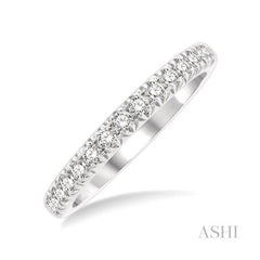 ASHI Diamond Wedding Band 33325PPFGWG