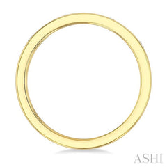 ASHI Flush Bezel Set Diamond Fashion Band 31717PPFGYG