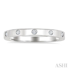 ASHI Flush Bezel Set Diamond Fashion Band 31719PPTGWG