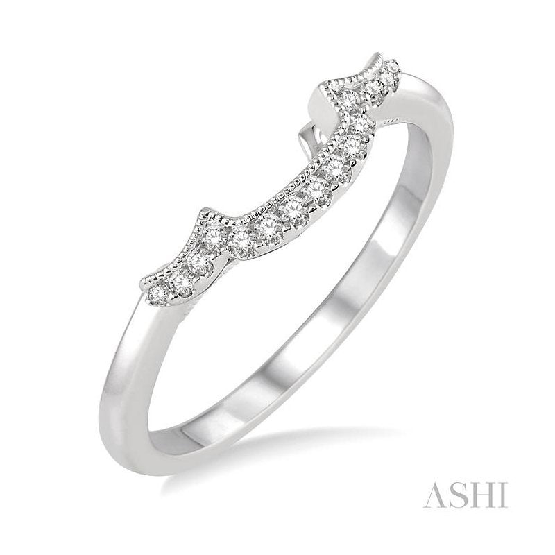 ASHI Diamond Wedding Band 28999PPFHWG-WB