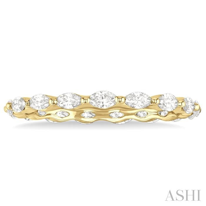 ASHI Marquise Shape Eternity Diamond Wedding Band 31733PPFGYG