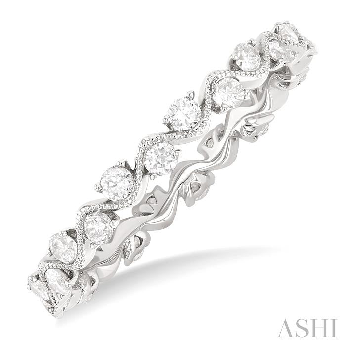 ASHI Eternity Diamond Wedding Band 31743PPFGWG