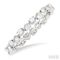 ASHI Eternity Diamond Wedding Band 31743PPFGWG