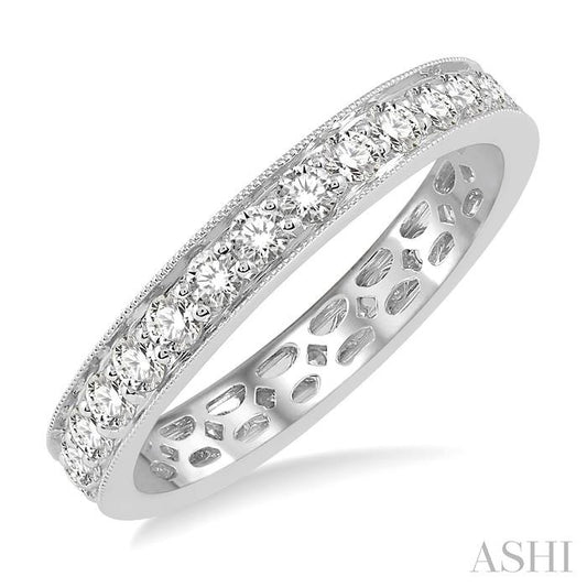 ASHI Eternity Diamond Wedding Band 31761PPFGWG