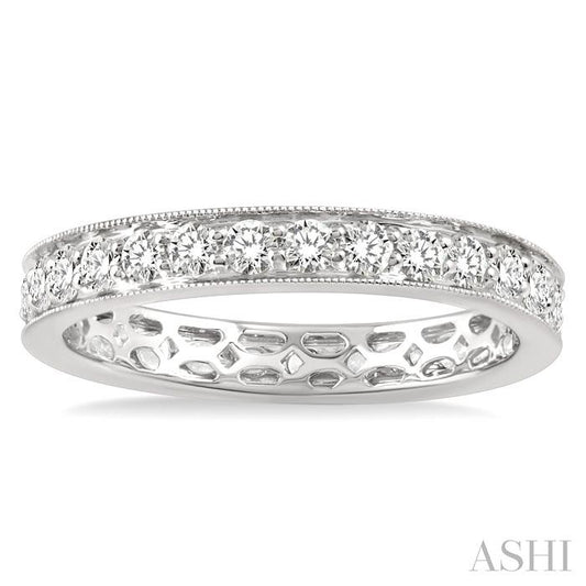 ASHI Eternity Diamond Wedding Band 31761PPFGWG