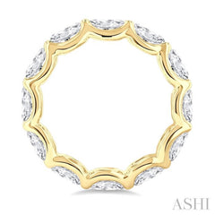 ASHI Oval Shape East-West Eternity Diamond Wedding Band 31790PPFGYG-3.70