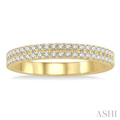 ASHI Two Row Diamond Wedding Band 317E5PPFGYG