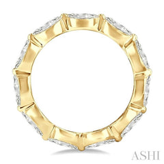 ASHI Marquise Shape East-West Eternity Diamond Wedding Band 31820PPFGYG-2.0