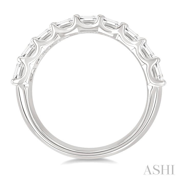 ASHI 3 Row Baguette Diamond Bold Band 31850PPFGWG-3.00
