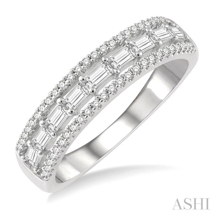 ASHI Baguette Diamond Fashion Band 324E3PPFGWG