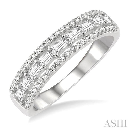 ASHI Baguette Diamond Fashion Band 324E3PPFGWG