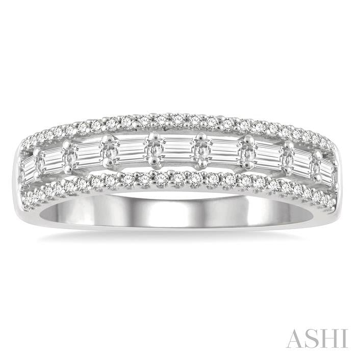 ASHI Baguette Diamond Fashion Band 324E3PPFGWG