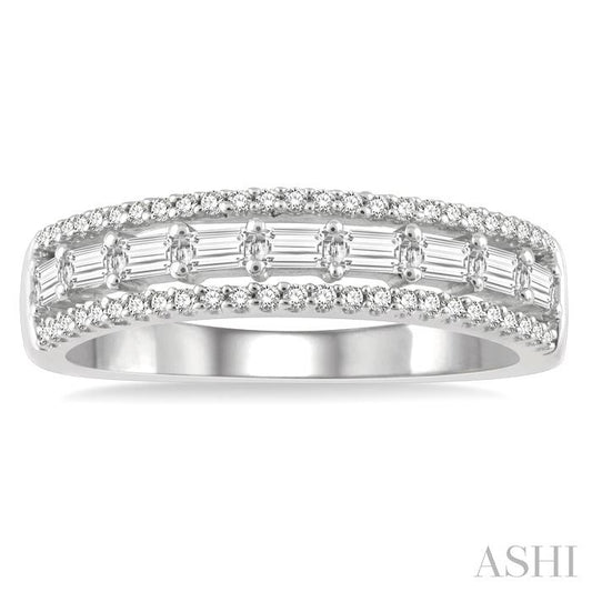 ASHI Baguette Diamond Fashion Band 324E3PPFGWG