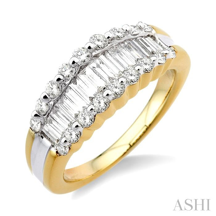 ASHI Baguette Diamond Wedding Band 32501PPFC
