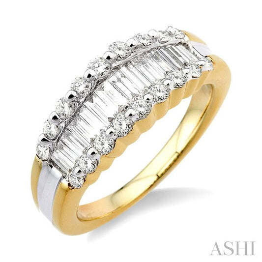 ASHI Baguette Diamond Wedding Band 32501PPFC
