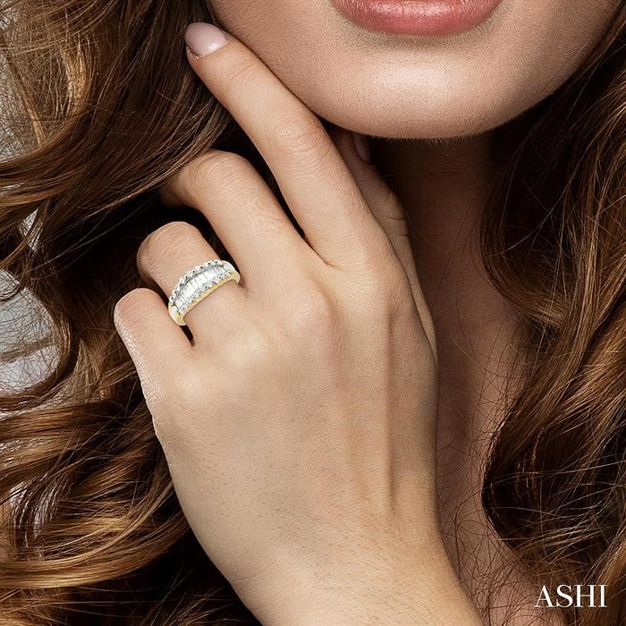 ASHI Baguette Diamond Wedding Band 32501PPFC