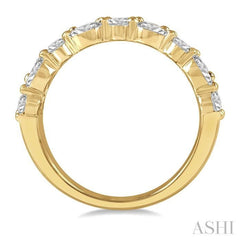 ASHI Bold Three Row Baguette Diamond Fashion Band 325E0PPFHYG-1.50