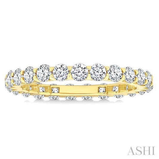 ASHI Eternity Diamond Wedding Band 32690PPFGYG-1.50