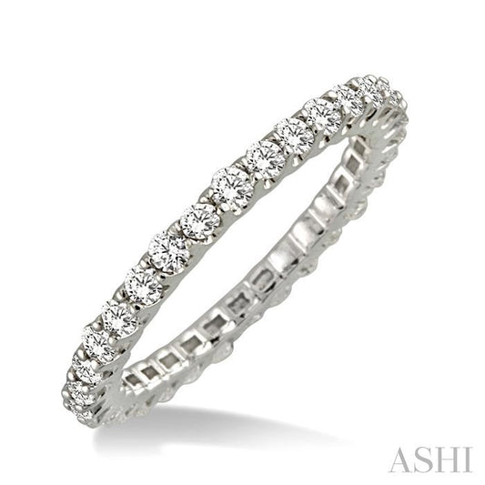 ASHI Eternity Diamond Wedding Band 32690PPFWWG-1.10