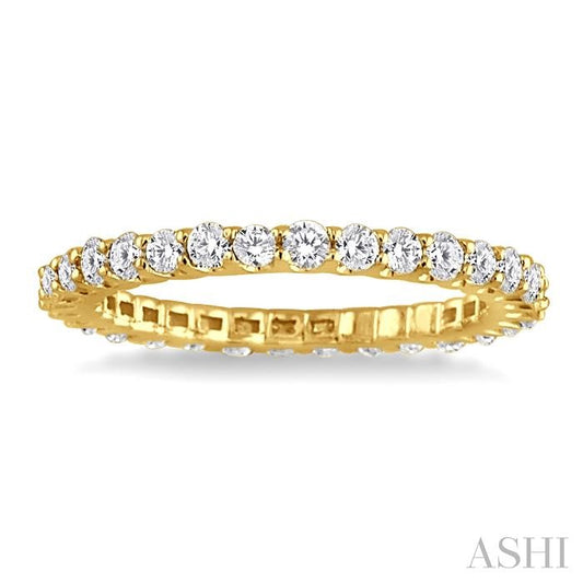 ASHI Eternity Diamond Wedding Band 32690PPFWYG-1.10