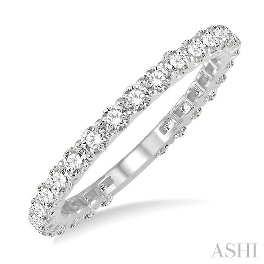 ASHI Eternity Diamond Wedding Band 32691PPFGWG