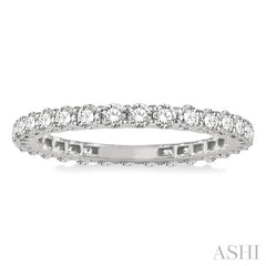 ASHI Eternity Diamond Wedding Band 32691PPFGWG