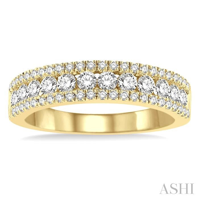 ASHI Channel Set Diamond Wedding Band 326E1PPFGYG