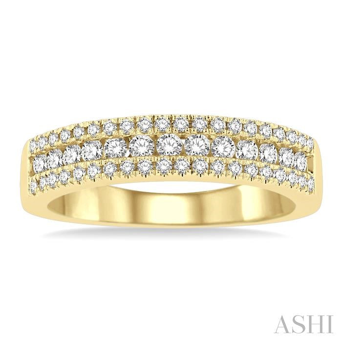 ASHI Channel Set Diamond Wedding Band 326E3PPFGYG